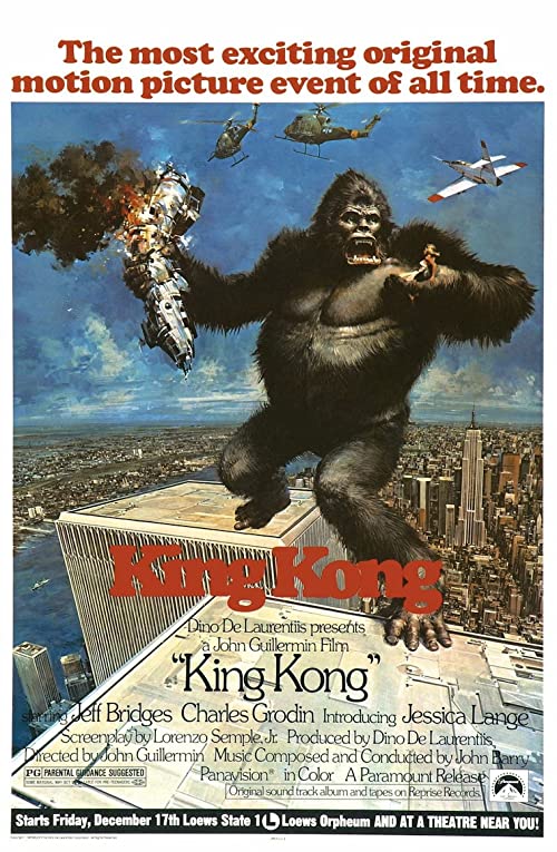 دانلود فیلم King Kong 1976 (کینگ کونگ) با زیرنویس فارسی چسبیده