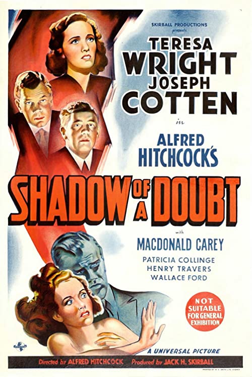 دانلود فیلم Shadow of a Doubt 1943 ( سایه یک شک  ۱۹۴۳ ) با زیرنویس فارسی چسبیده