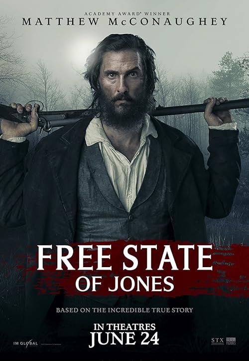 دانلود فیلم Free State of Jones 2016 ( ایالت آزاد جونز ۲۰۱۶ ) با زیرنویس فارسی چسبیده