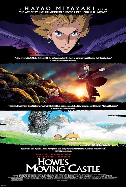 دانلود انیمه Howl’s Moving Castle 2004 ( قصر متحرک هاول ۲۰۰۴ ) با زیرنویس فارسی چسبیده