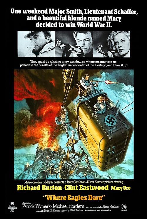 دانلود فیلم Where Eagles Dare 1968 ( قلعه عقاب ها ۱۹۶۸ ) با زیرنویس فارسی چسبیده