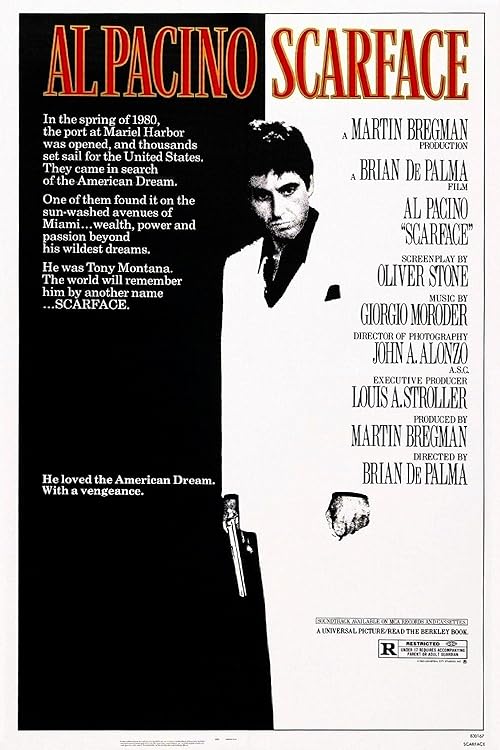 دانلود فیلم Scarface 1983 ( صورت‌زخمی ۱۹۸۳ ) با زیرنویس فارسی چسبیده